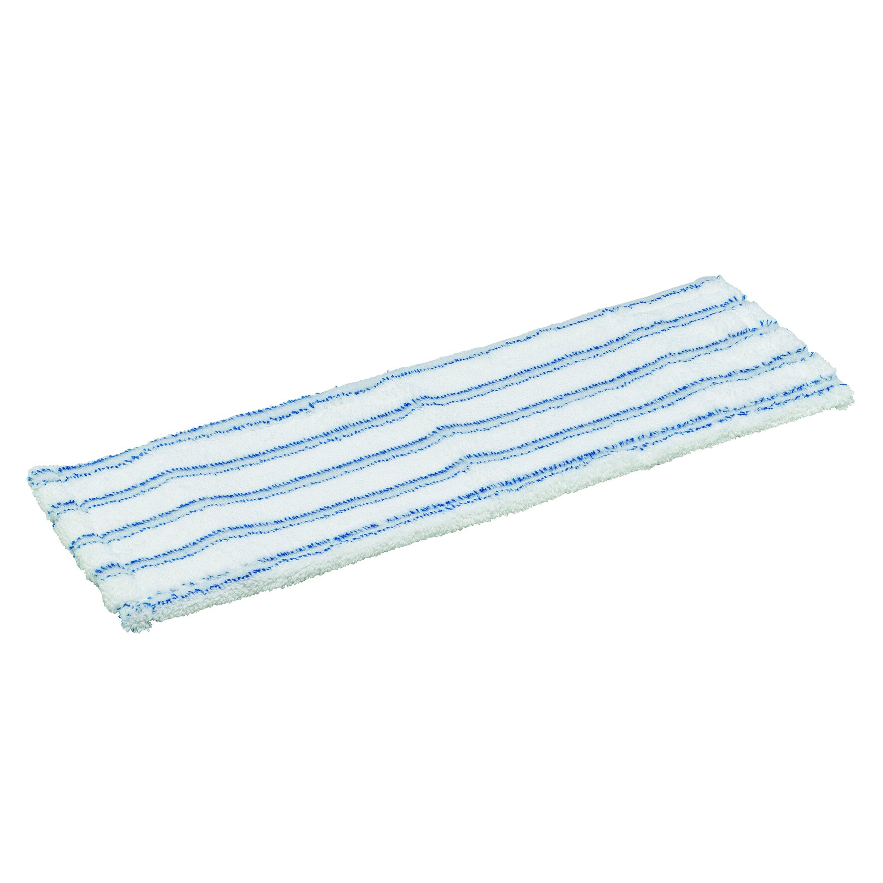 Wischmopp mit Taschen- & Laschenbezug PE/PA, weiß/blau, 50 cm