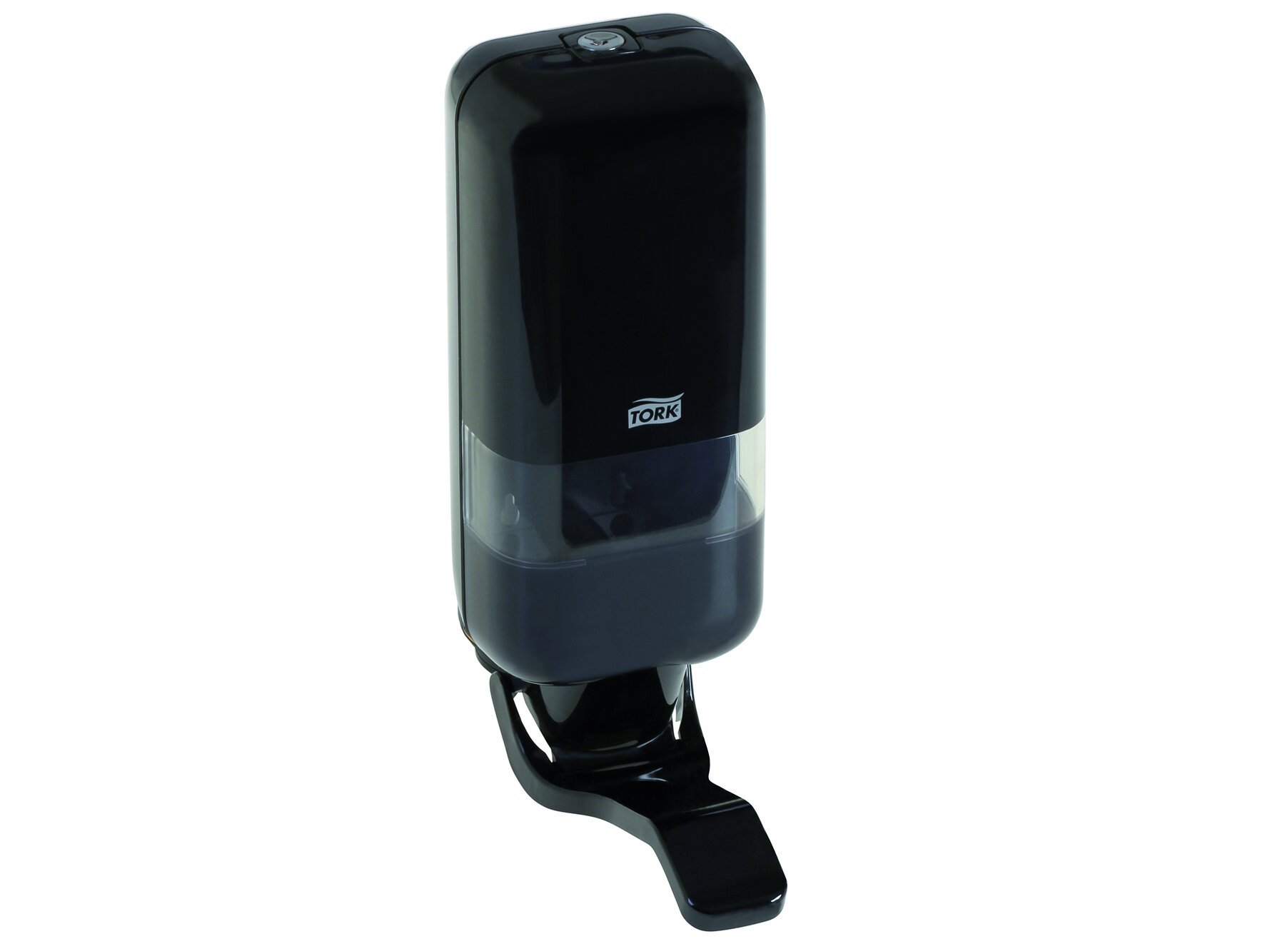 Armhebelspender für Seife & Desinfektion Tork  schwarz, S4, 1000 ml