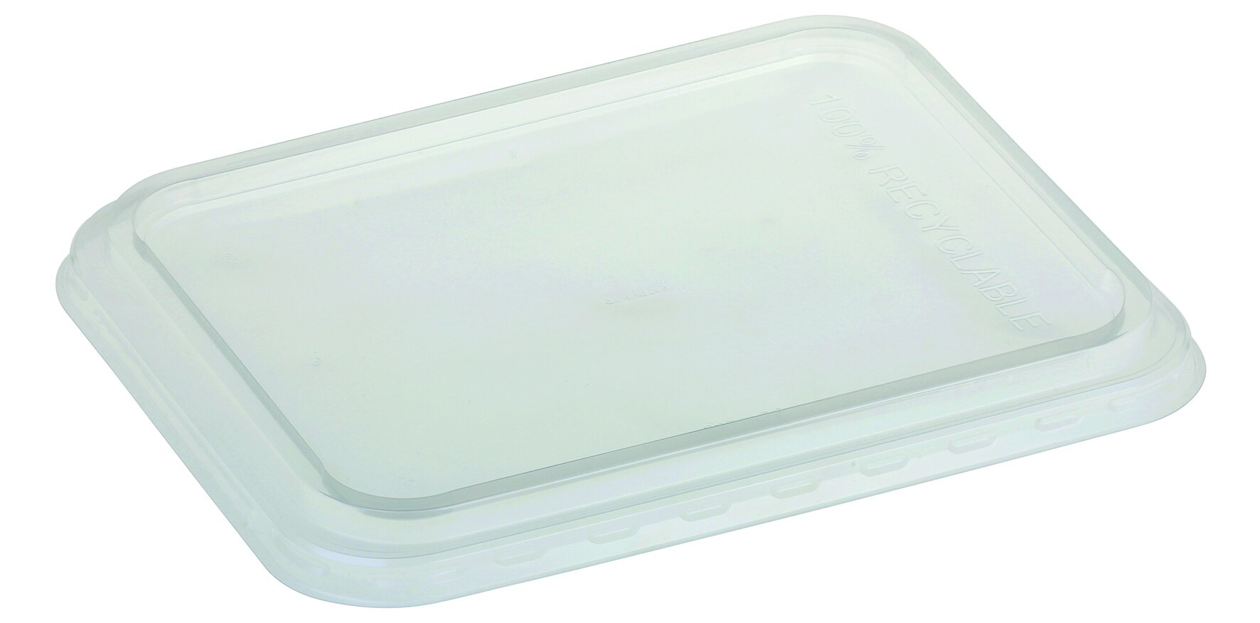 Deckel PP, transparent, rechteckig,22,7x17,8 cm