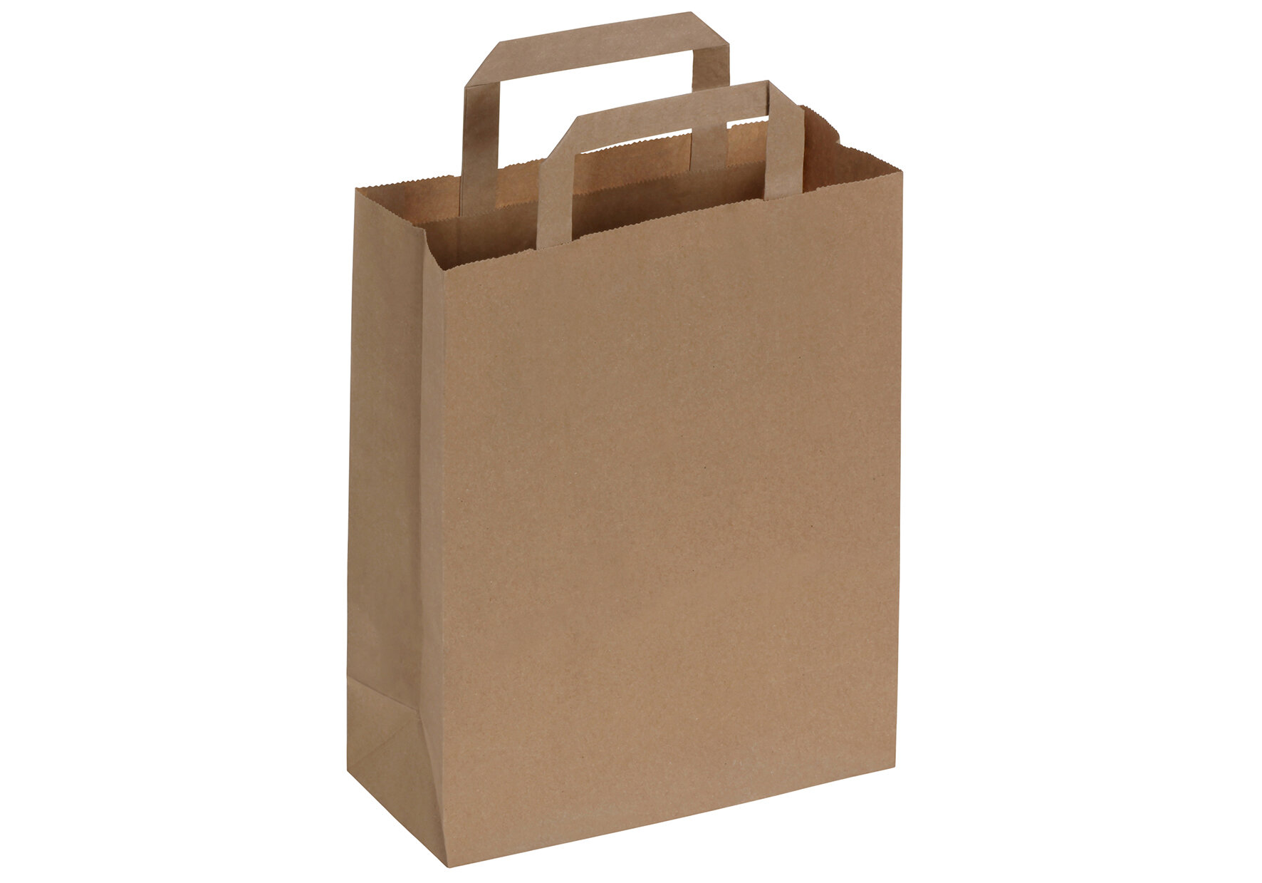 Tragetasche belesse Papier braun, 80 g/m², 22 x 28 x 10 cm