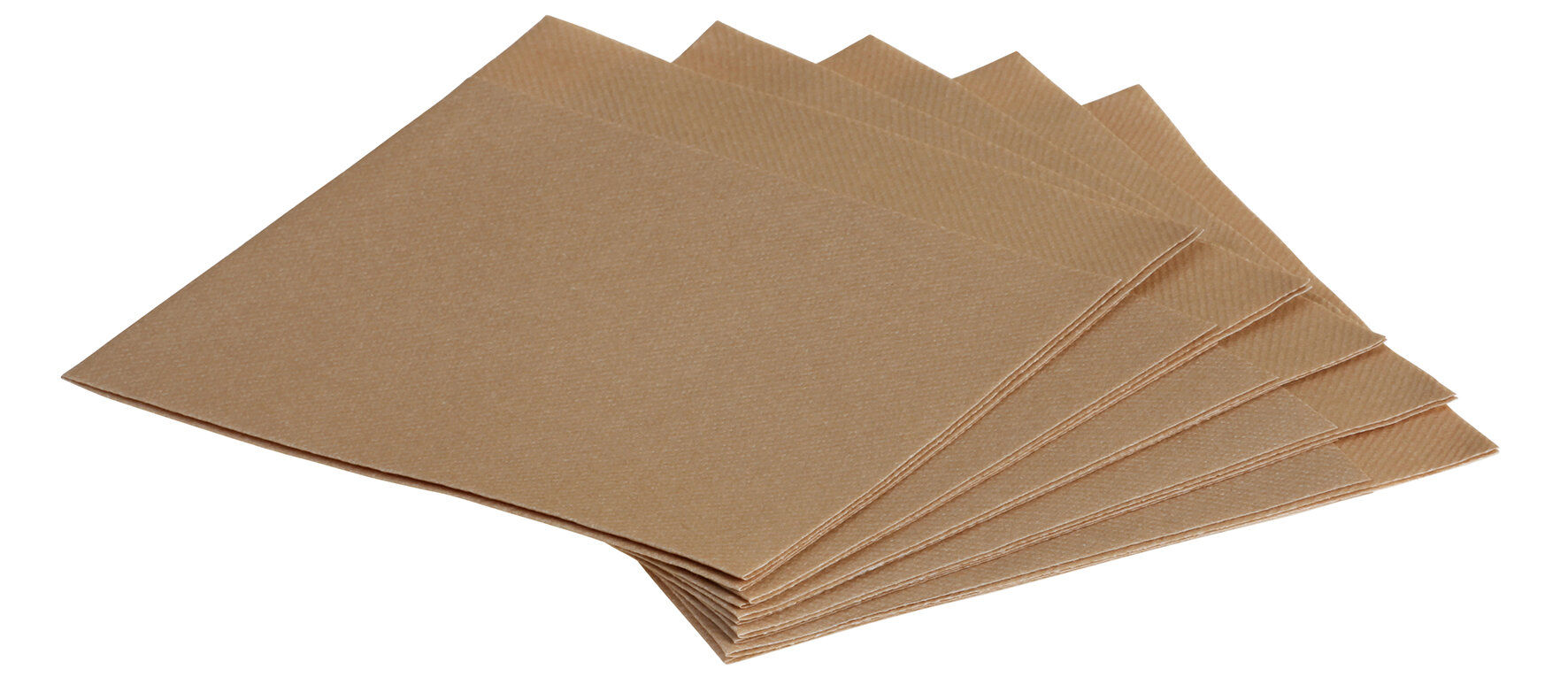 Serviette To Go Airlaid, natur, 1/4-Falz, 33 x 33 cm