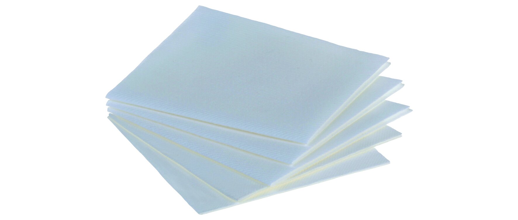 Serviette Airlaid, weiß, 1/4 Falz, 24 x 24 cm