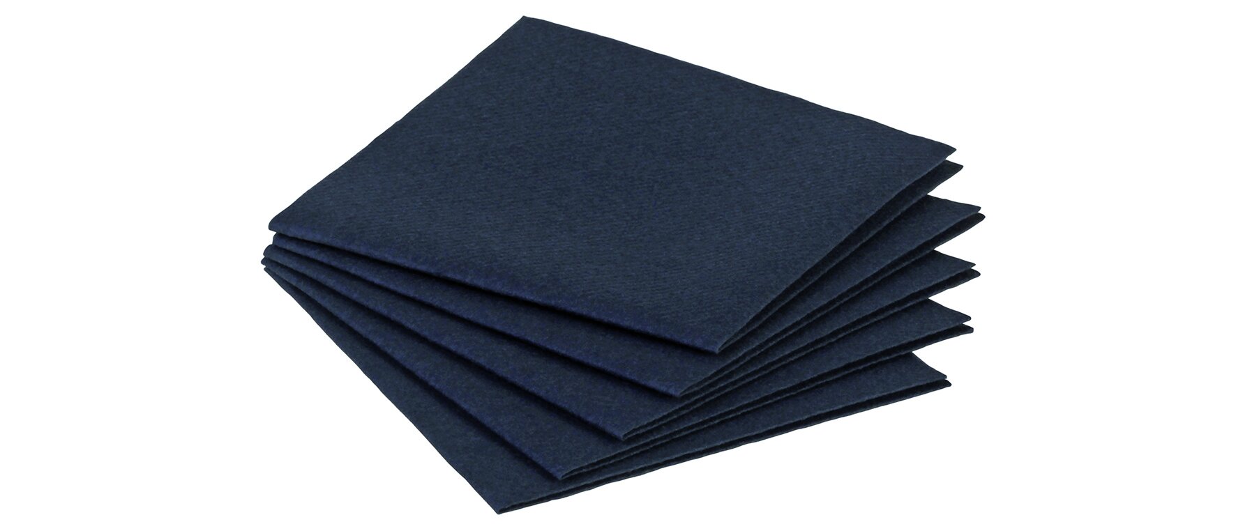 Serviette Airlaid, schwarz, 1/4 Falz, 24 x 24 cm