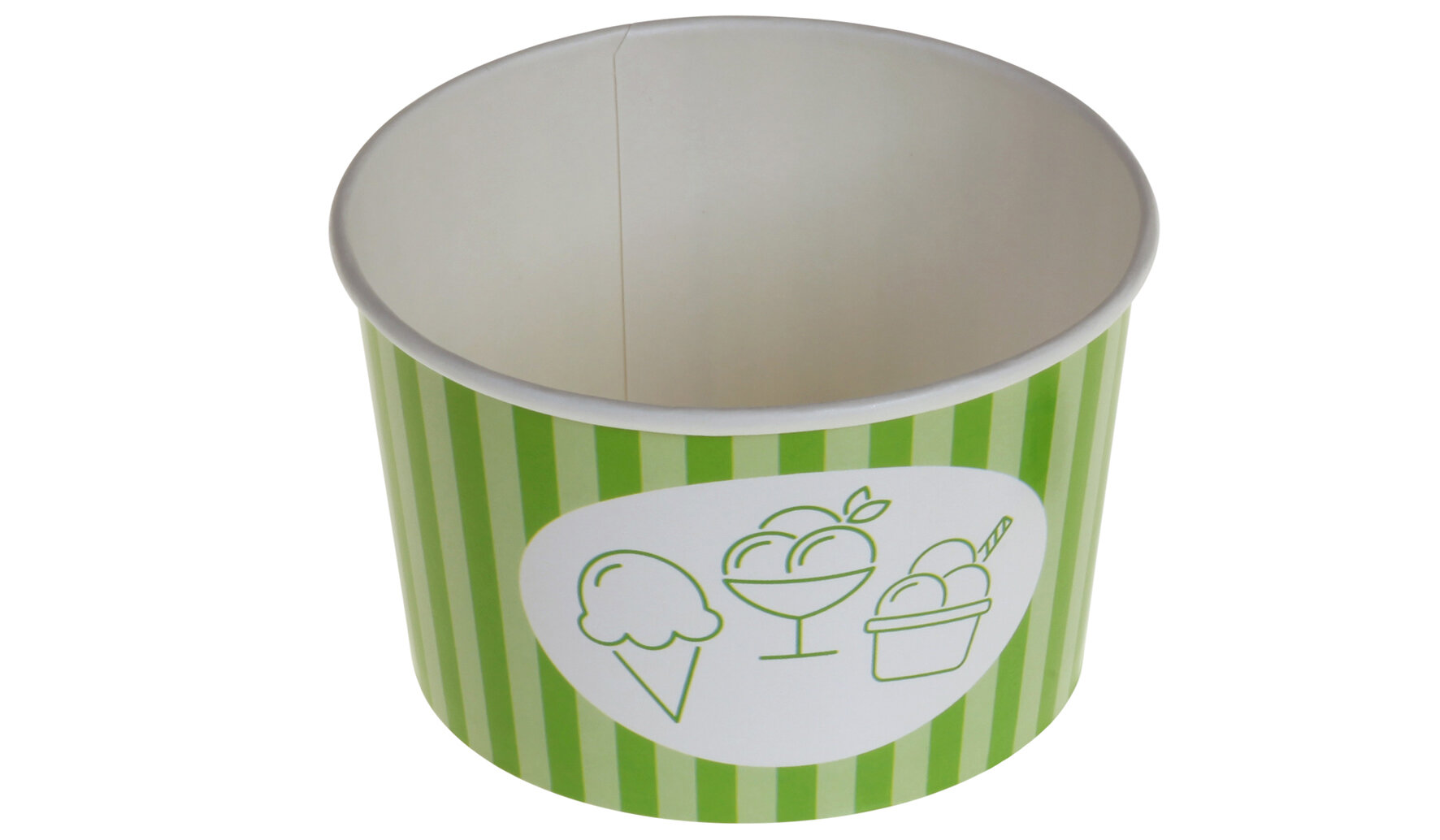Eisbecher suplesse Karton/PE, grün, 350 ml