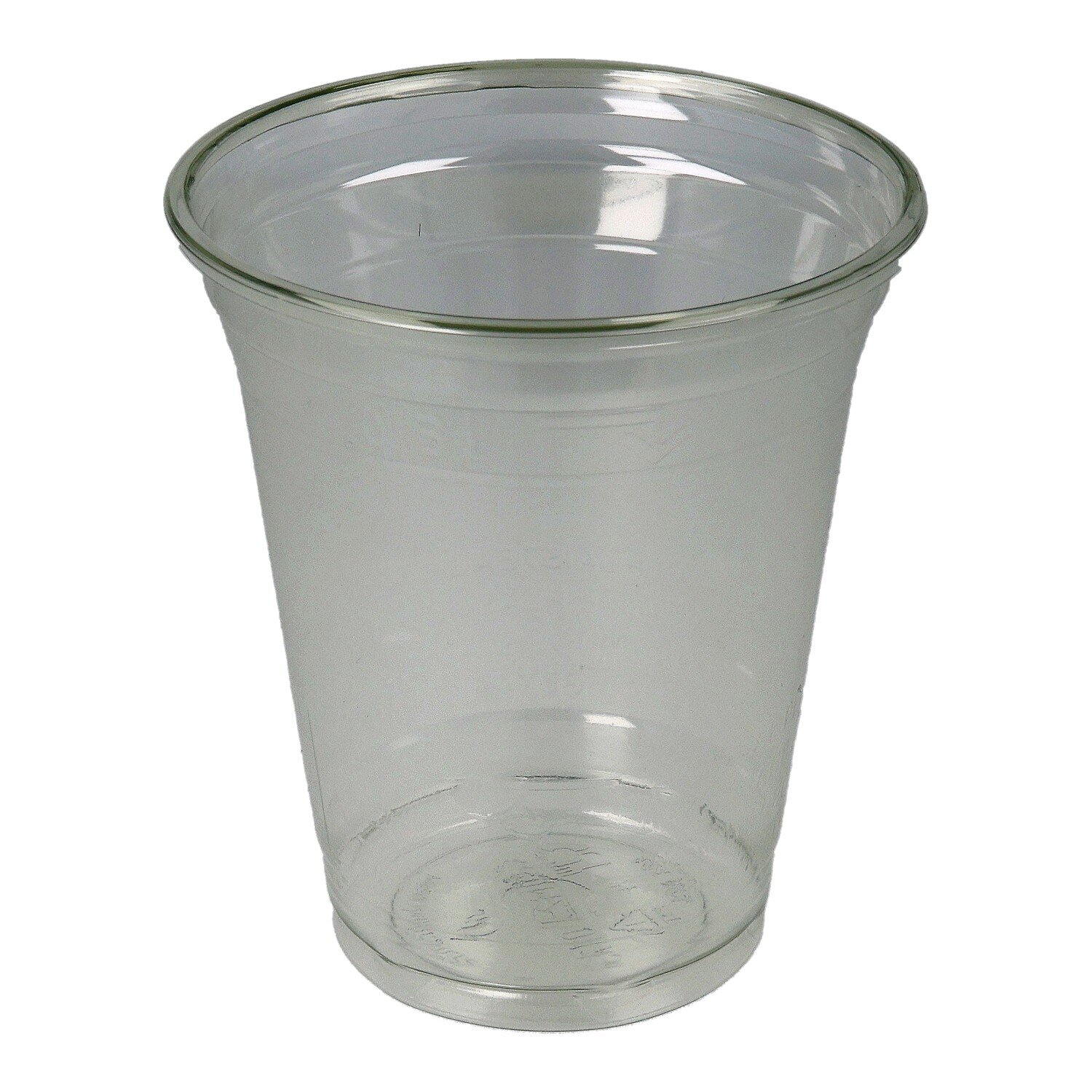 Trinkbecher geeicht SUP-Logo, RPET, transparent, 300 ml