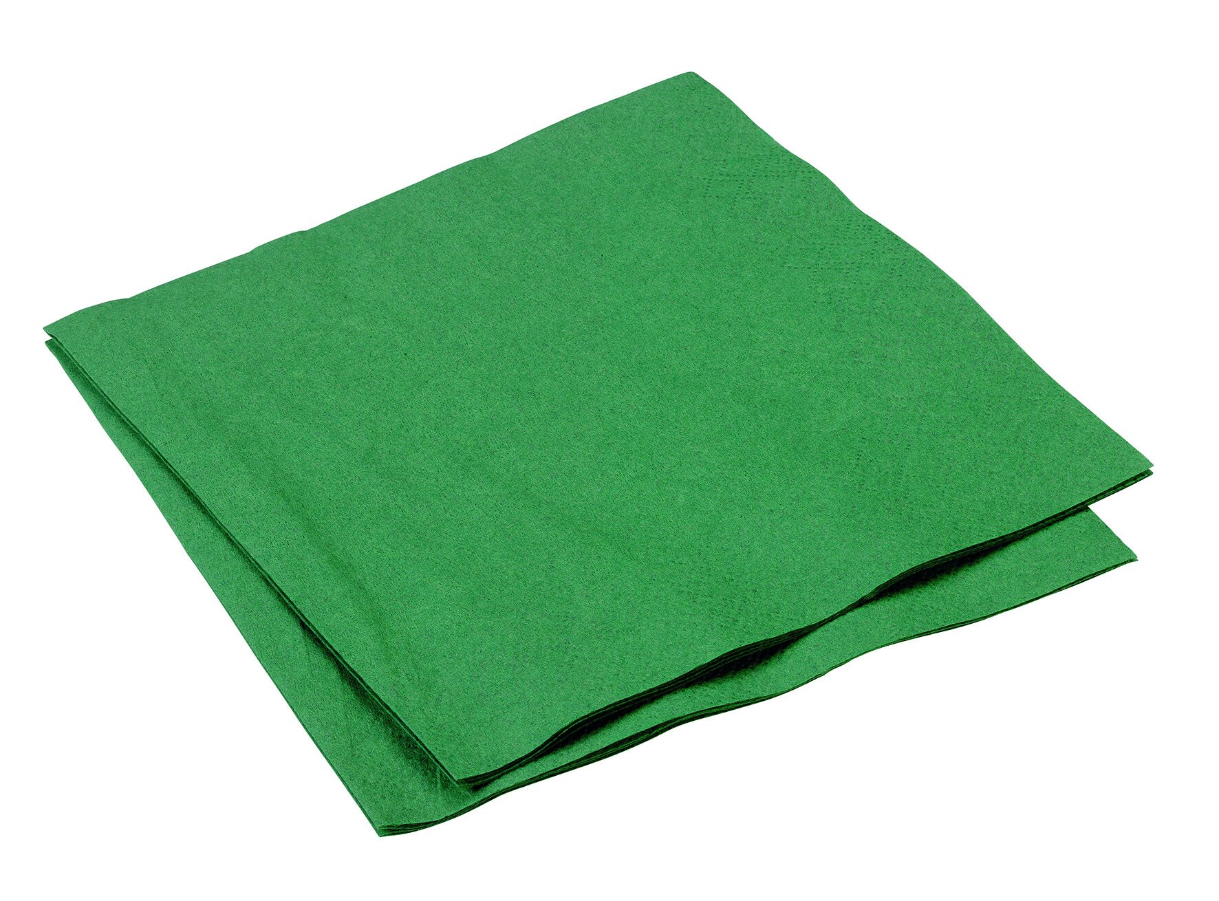 Servietten suplesse Papier, grün, 3-lagig, 1/8-Falz, 40 x 40 cm