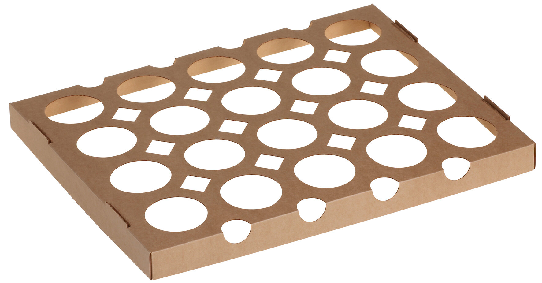 Kartonlochtray backofentauglich suplesse, Karton, 35.5 x 27.5 x 2.5 cm
