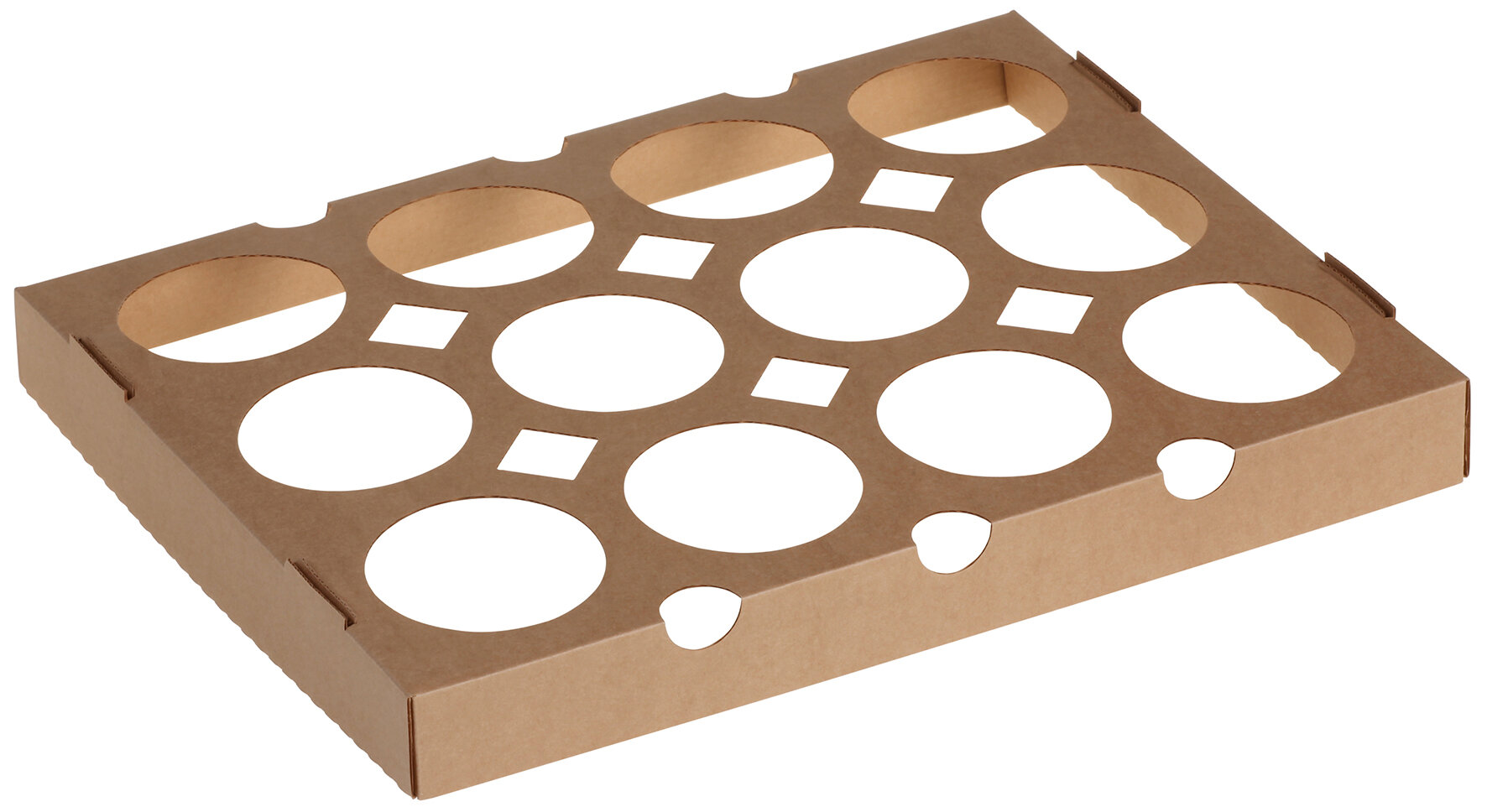 Kartonlochtray backofentauglich suplesse, Karton, 35.5 x 27.5 x 3.5 cm