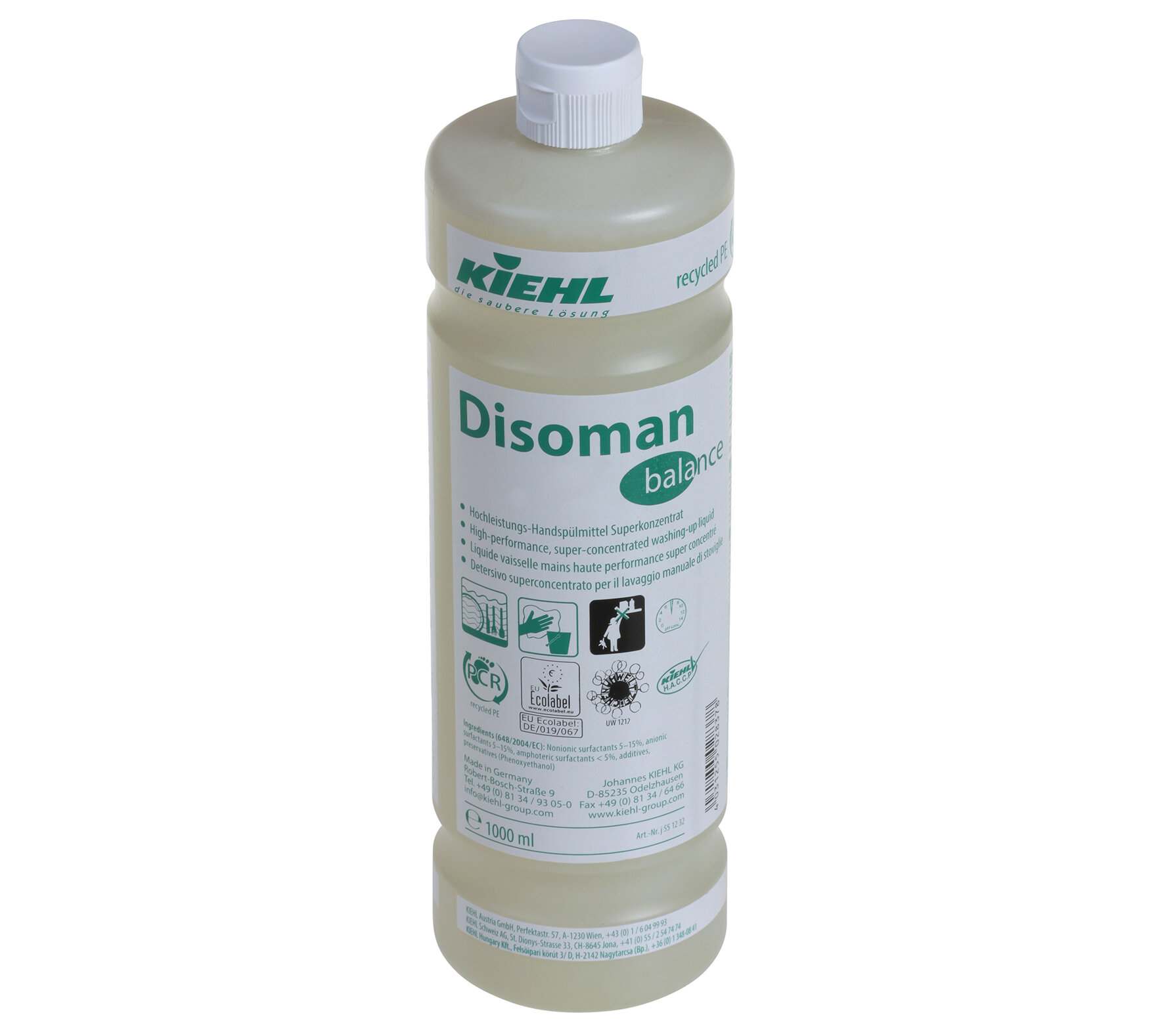 Handgeschirrspülmittel Disoman Konzentrat, pH 7, 6x1l