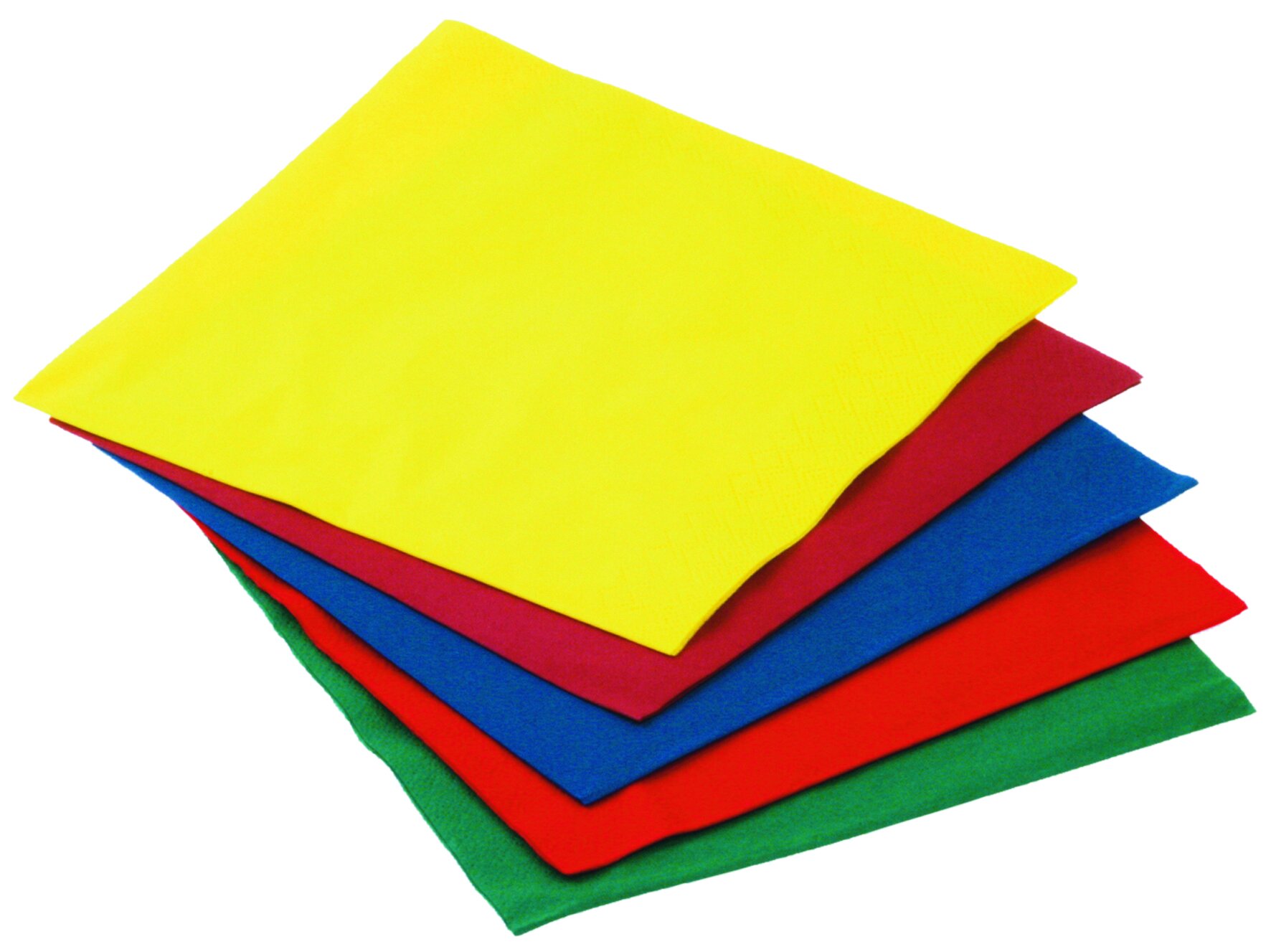 Serviette suplesse Papier, gelb, 3-lagig, 1/4-Falz, 40 x 40 cm