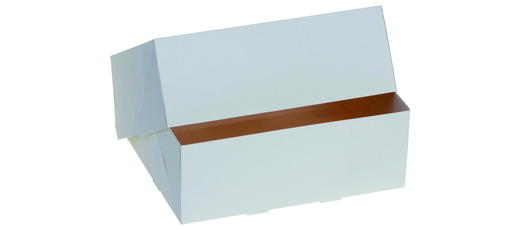 Tortenschachtel suplesse Karton , weiß, 24 x 18 x 9 cm