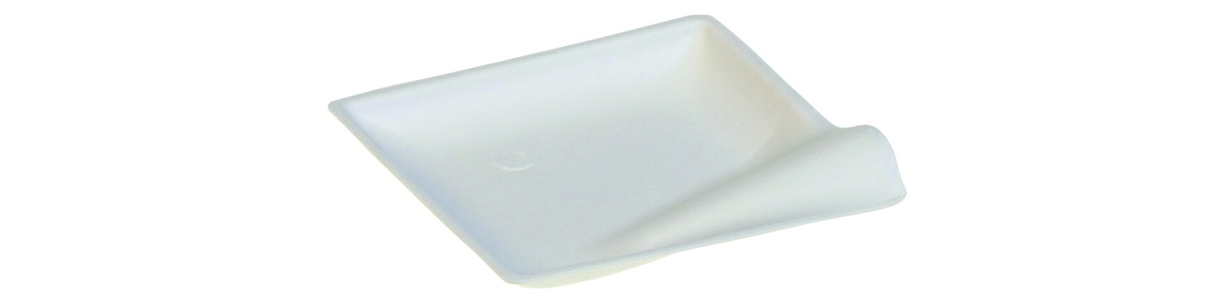 Teller naturesse Wave Zuckerrohr, 8 x 8 cm