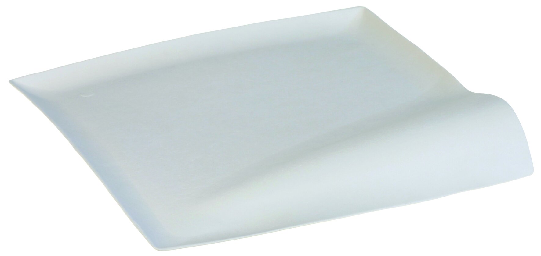 Teller naturesse Wave Zuckerrohr, 20,5 x 20,5 x 0,9 cm