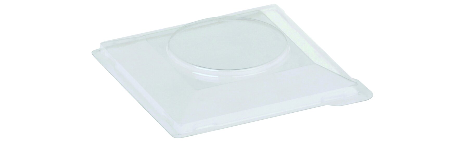 Deckel PS, transparent, stapelbar, 220 ml