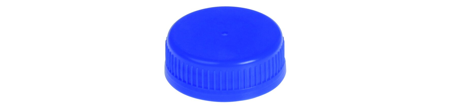Deckel HDPE blau Ø38mm, Erstöffnungsgarantie