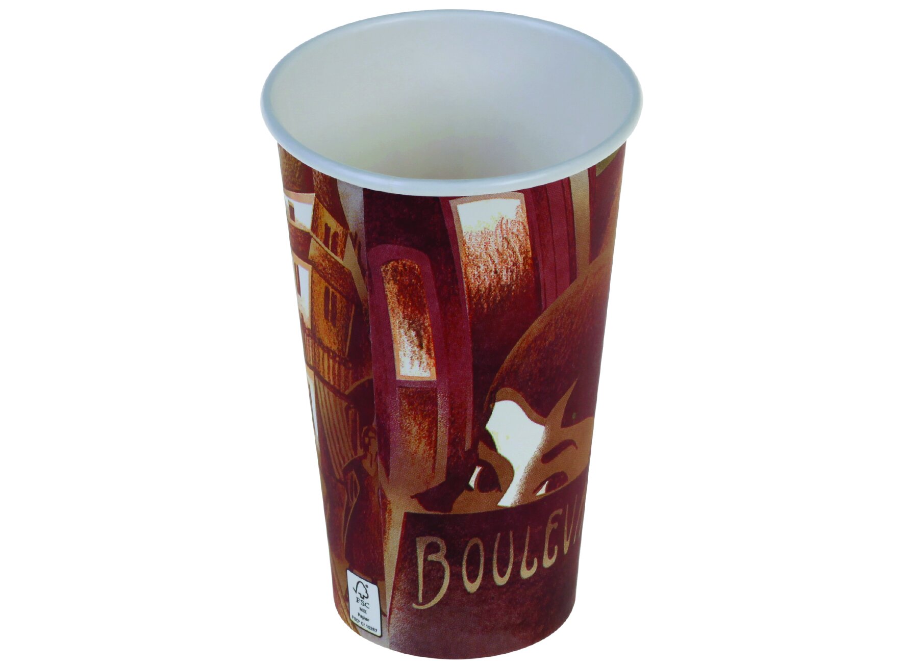 Becher suplesse  Boulevard Karton/PE, 4 dl