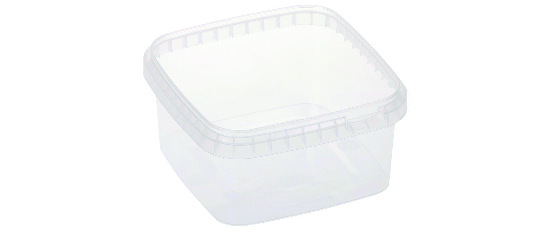 Schale PP, transparent, quadratisch, 790 ml