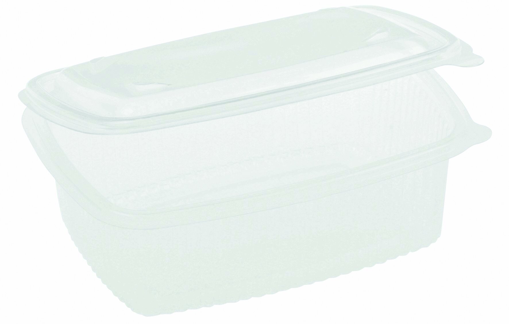 Rechteckdose PP 375ml 125x142x46mm, mit Deckel