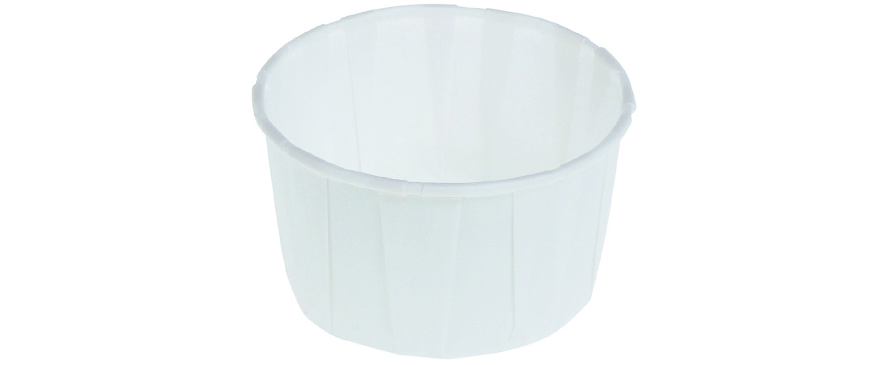 Saucenbecher suplesse Papier, weiss, Ø 4 cm, 23 ml