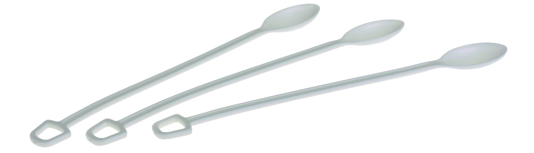 Rührstäbchen CPLA weiss 131mm mit Löffelchen
