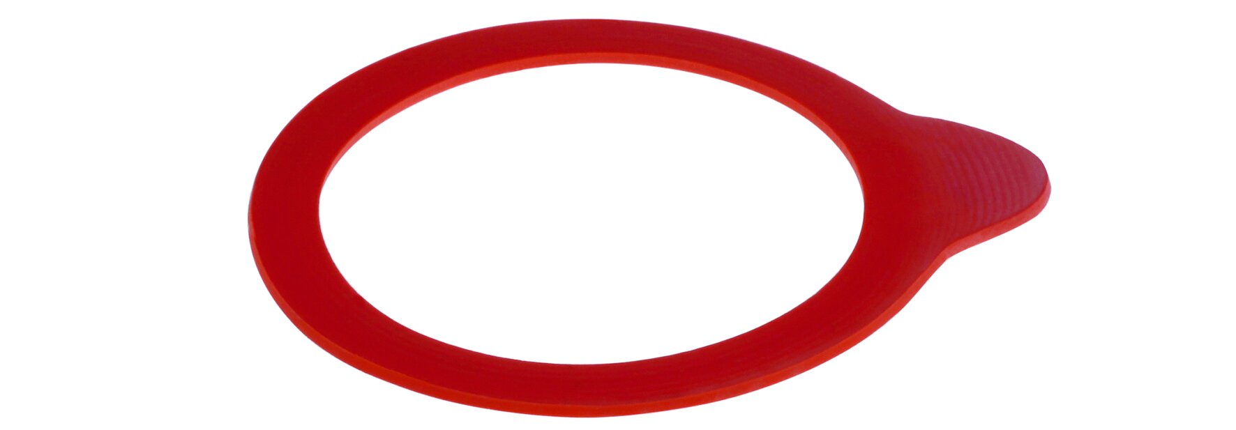 Weckglas-Einkochring suplesse Gummi, rot