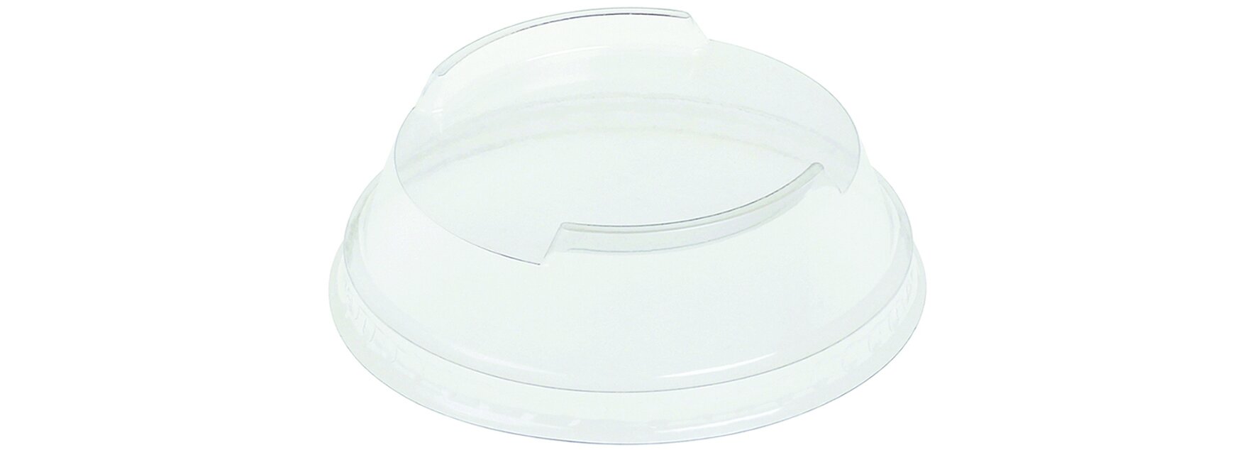 Domdeckel PET, transparent, rund, Ø 9.3 cm