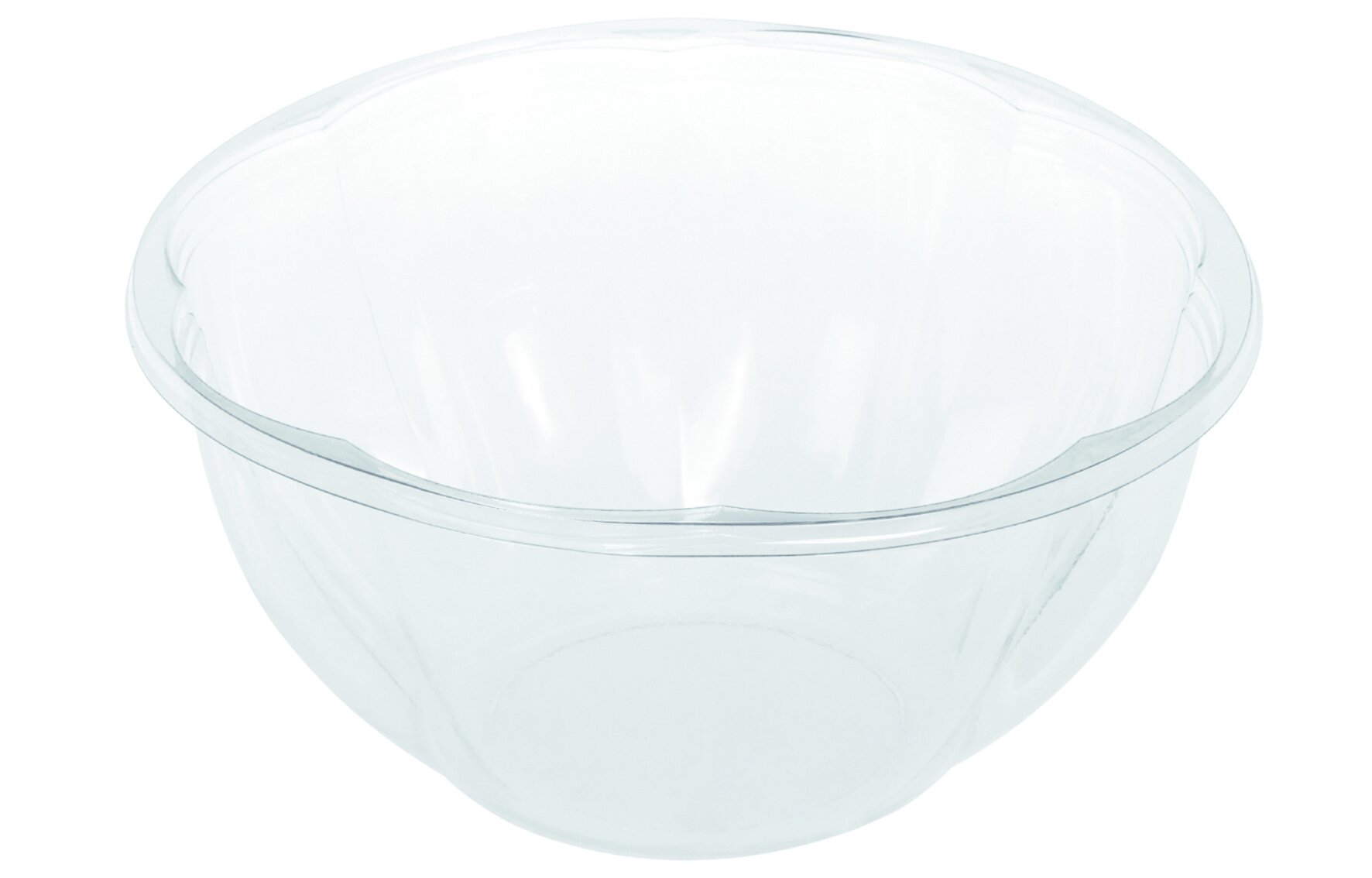 Schale naturesse Flower PLA, transparent, 1400 ml