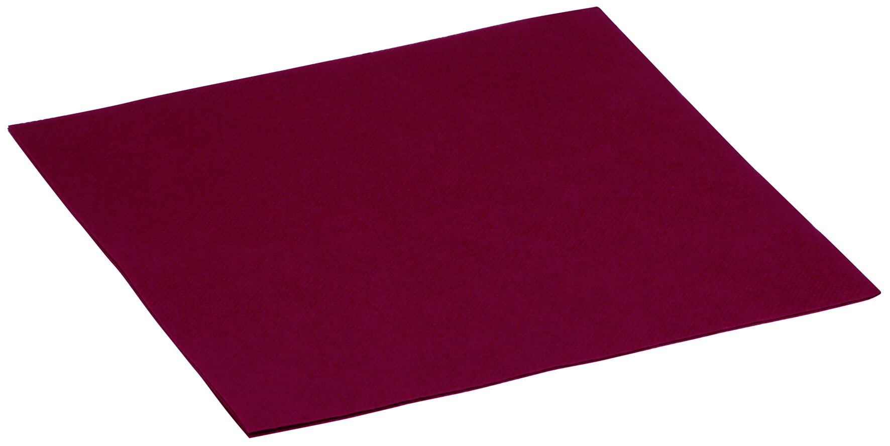 Serviette suplesse Soft Papier, bordeaux, 2-lagig, 1/4-Falz, 40 x 40 cm