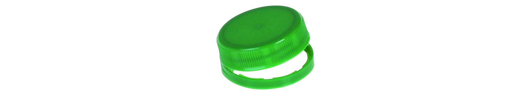 Deckel mit Erstöffnungsgarantie NEO HDPE, grün