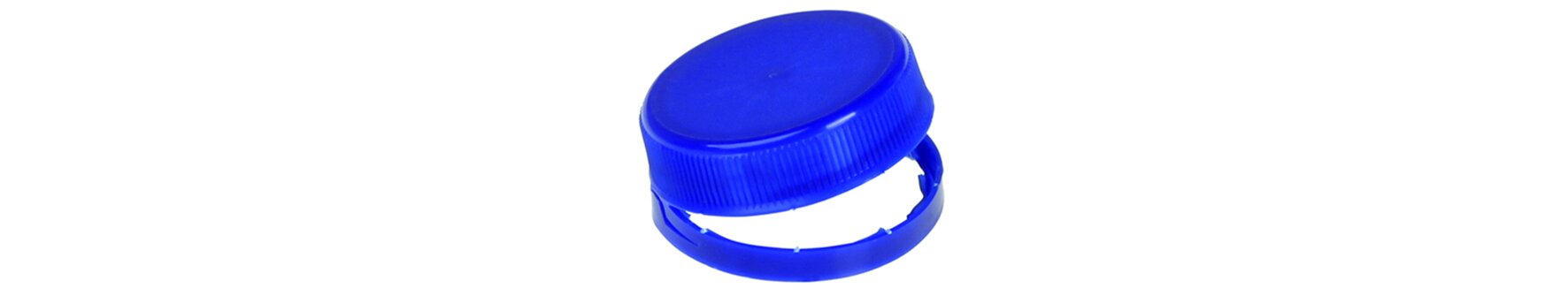 Deckel mit Erstöffnungsgarantie NEO HDPE, blau