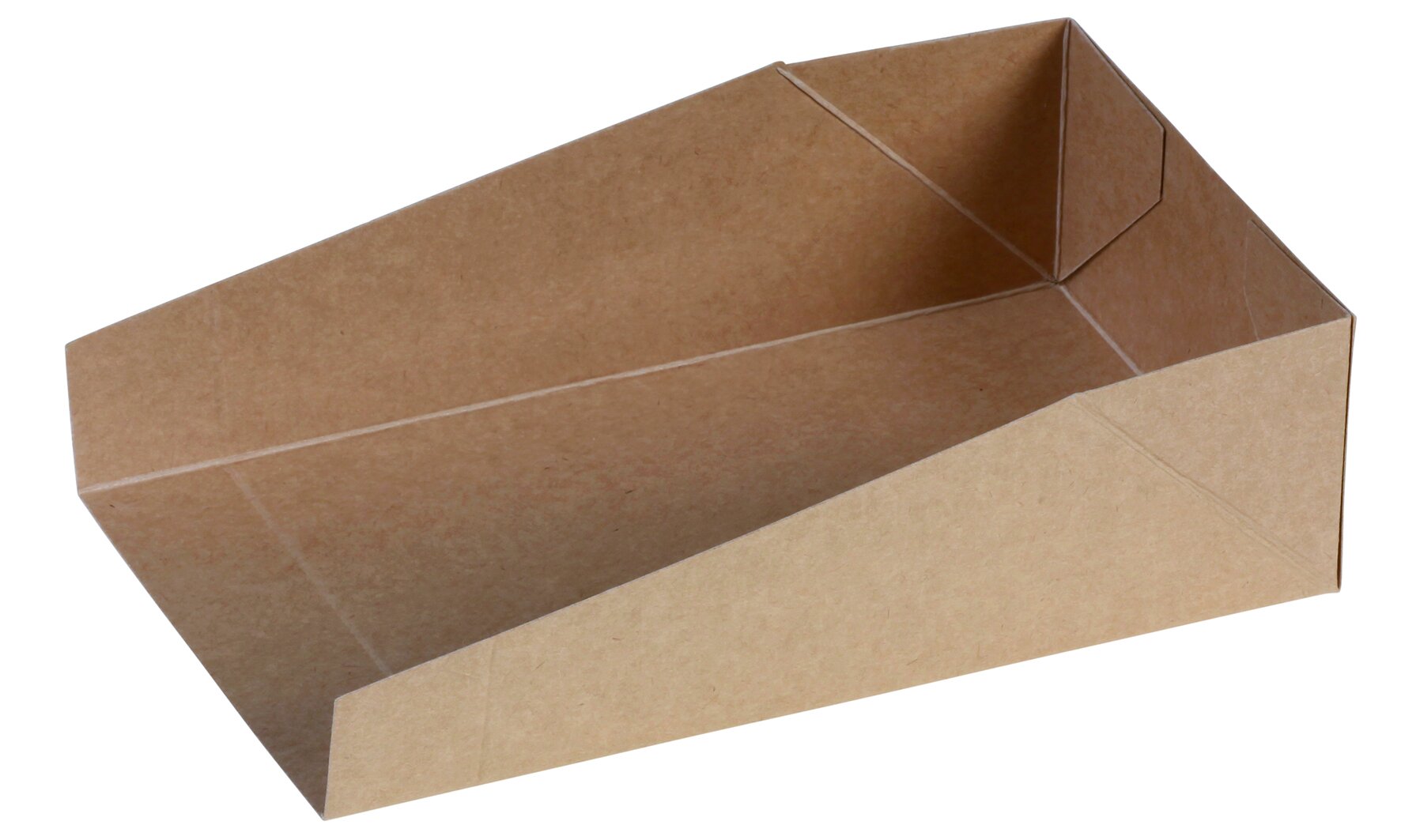 Sandwichkarton Kraft/PLA 100x170x50/25mm