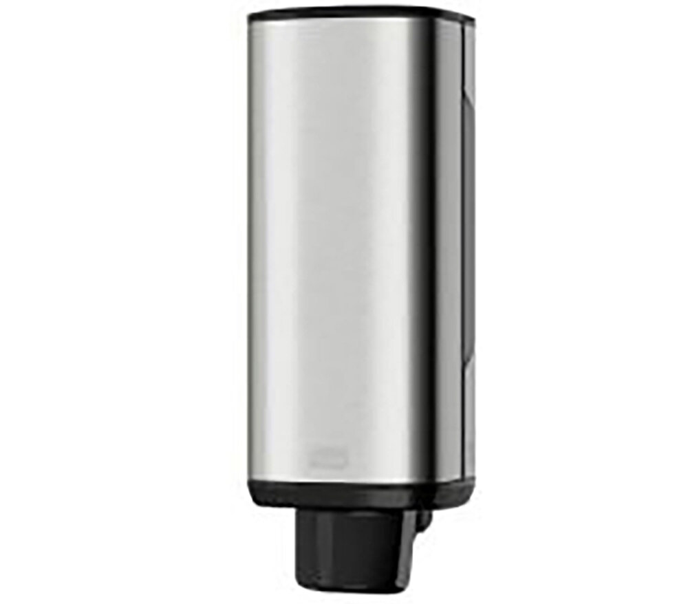 Spender für Seife & Desinfektionsmittel Tork S4, Edelstahl, silber