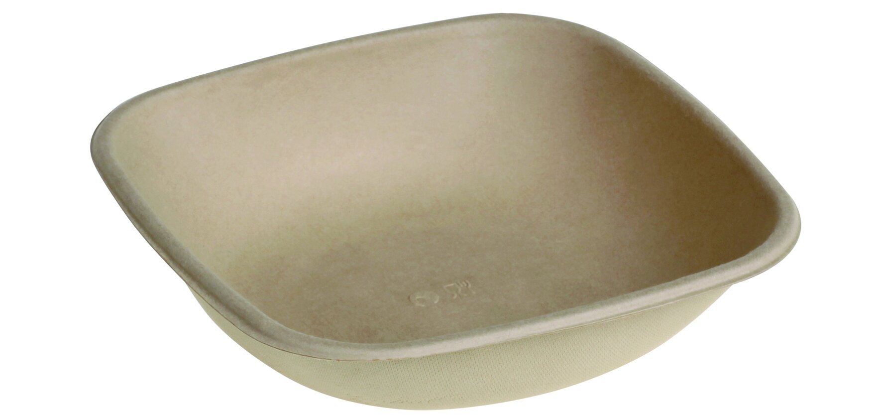 Bowl naturesse Zuckerrohr, quadratisch, 500 ml