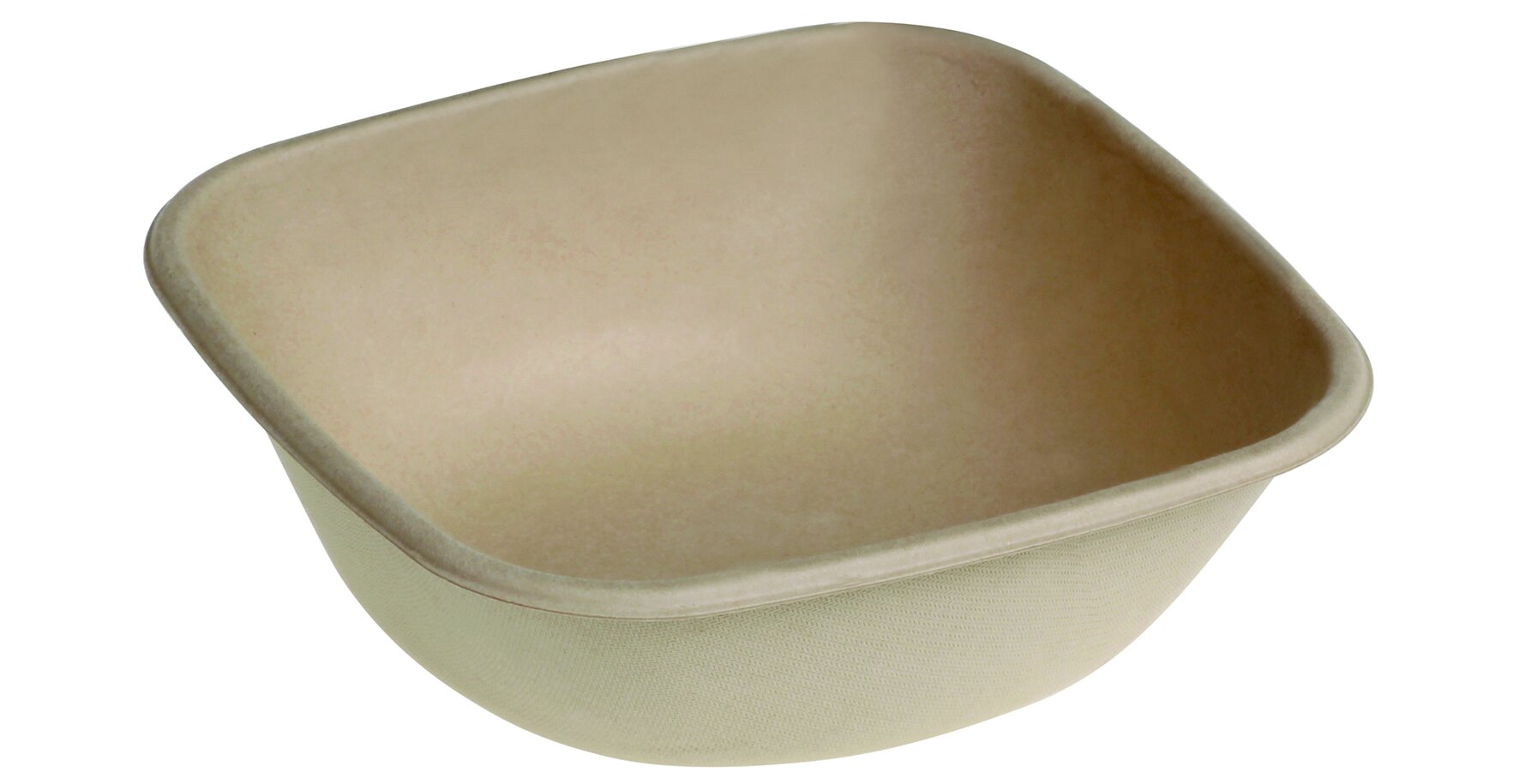 Bowl naturesse Zuckerrohr, quadratisch, 750 ml