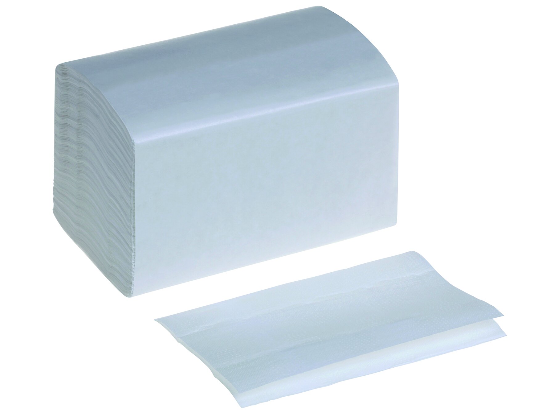 Servietten Interfold suplesse Papier, weiss, 2-lagig, 16.5 x 21 cm