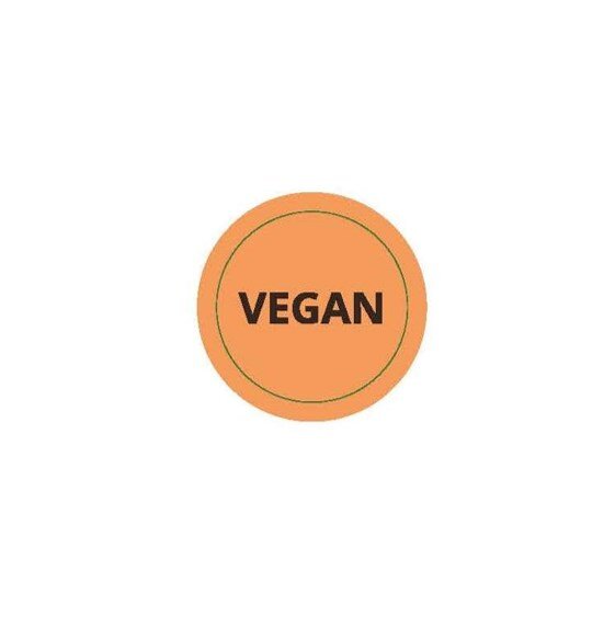 Etikette VEGAN rund, Ø 30mm