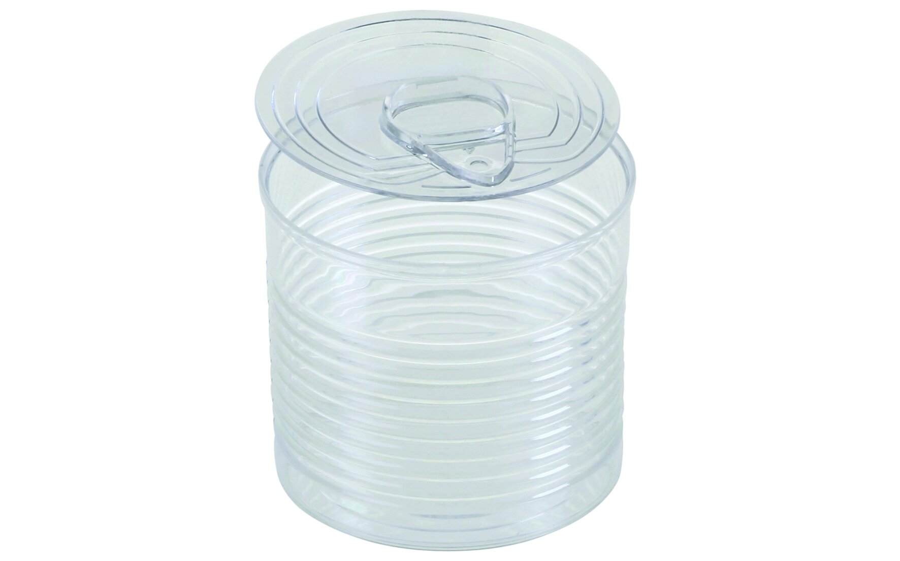Konservendose mit Deckel designline PS, transparent, 60 ml