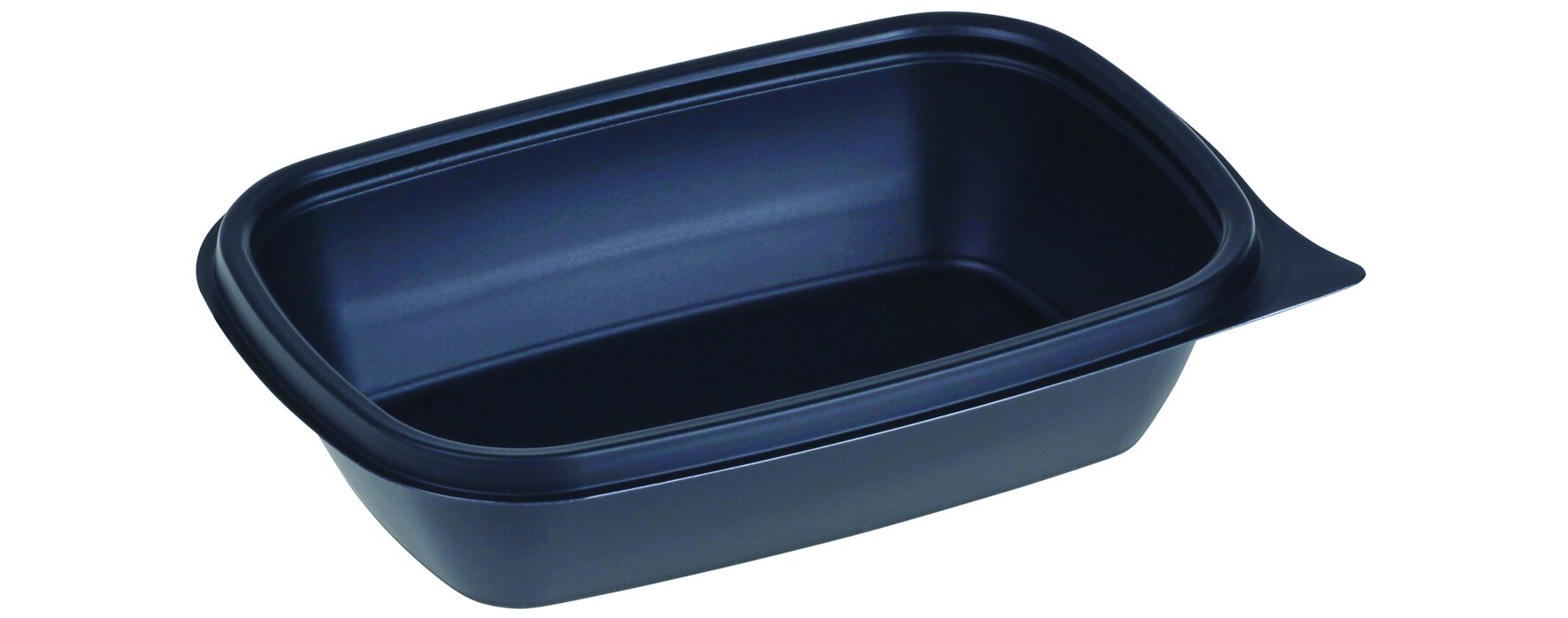 Schale PP, schwarz, rechteckig, 500 ml