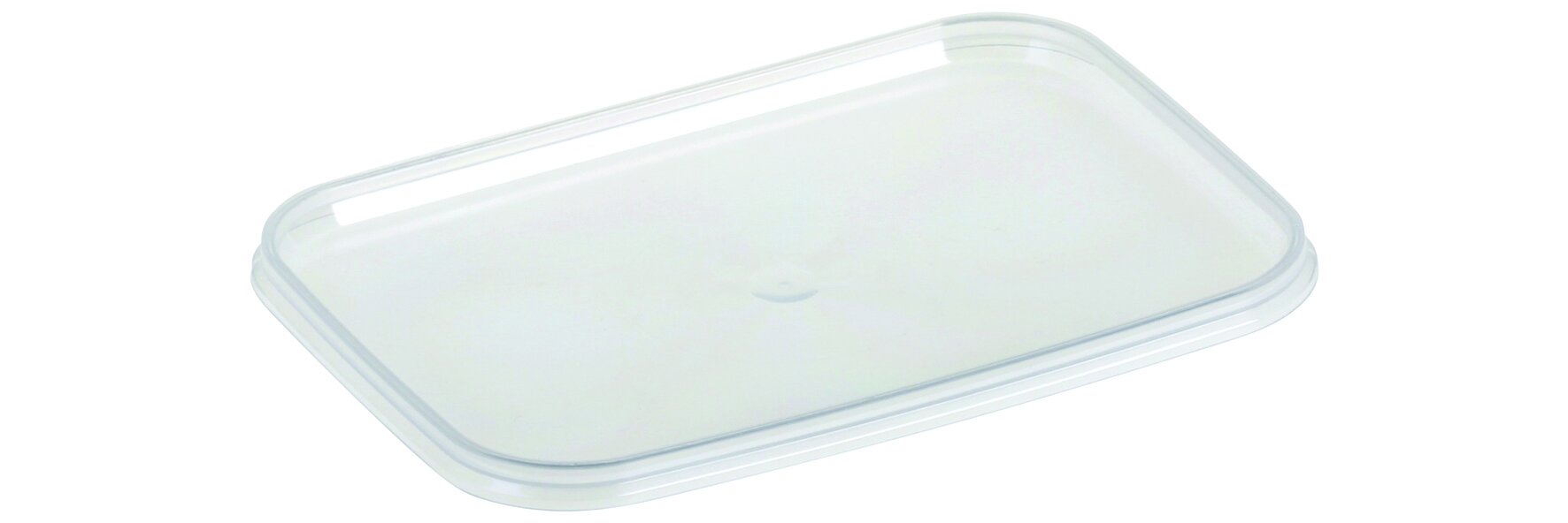 Deckel PP, transparent, rechteckig, 11.1 x 8.5 cm