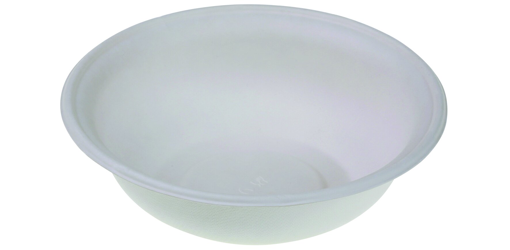 Schale mit Rand naturesse Zuckerrohr, weiss, rund, 900 ml