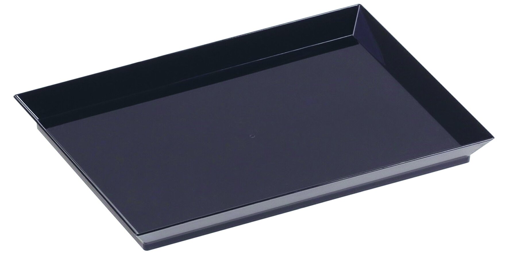 Teller designline Cubik PS, transparent, 18 x 13 cm