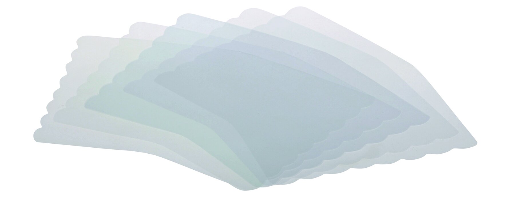 Trennfolie konisch OPP, transparent, 30 my, 12/13 x 18 cm
