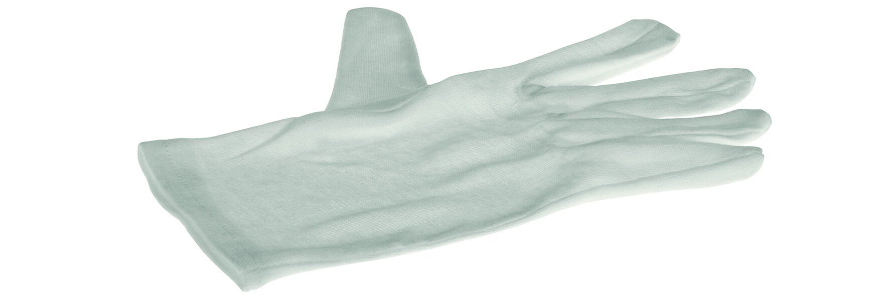 Handschuhe Baumwolle, weiss, XL