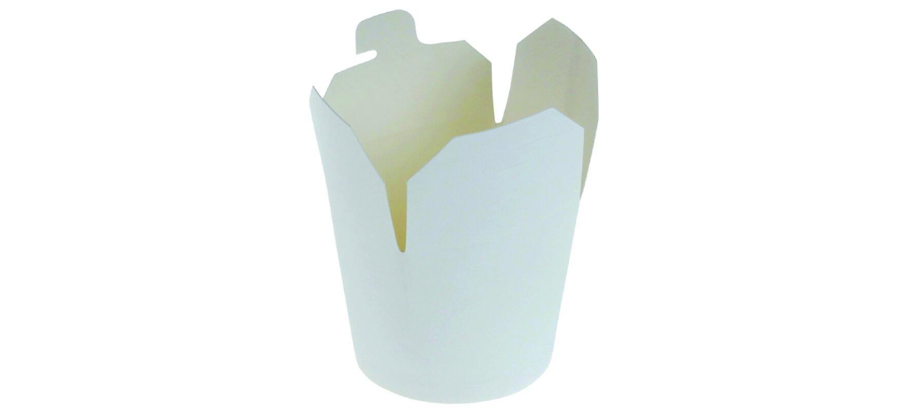 Take-away-Box designline suplesse Karton/PE, weiss, 65 ml