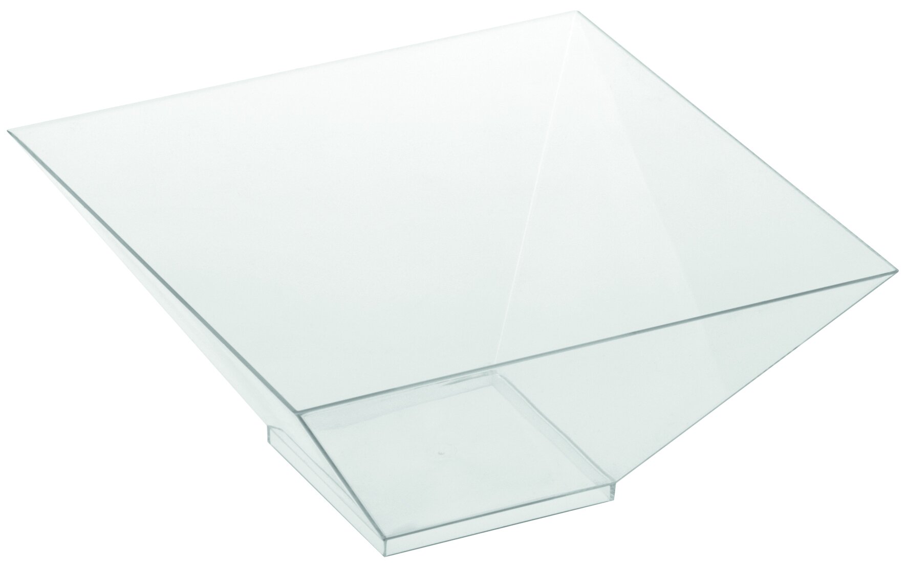 Schale designline Cubik PS, transparent, 1000 ml