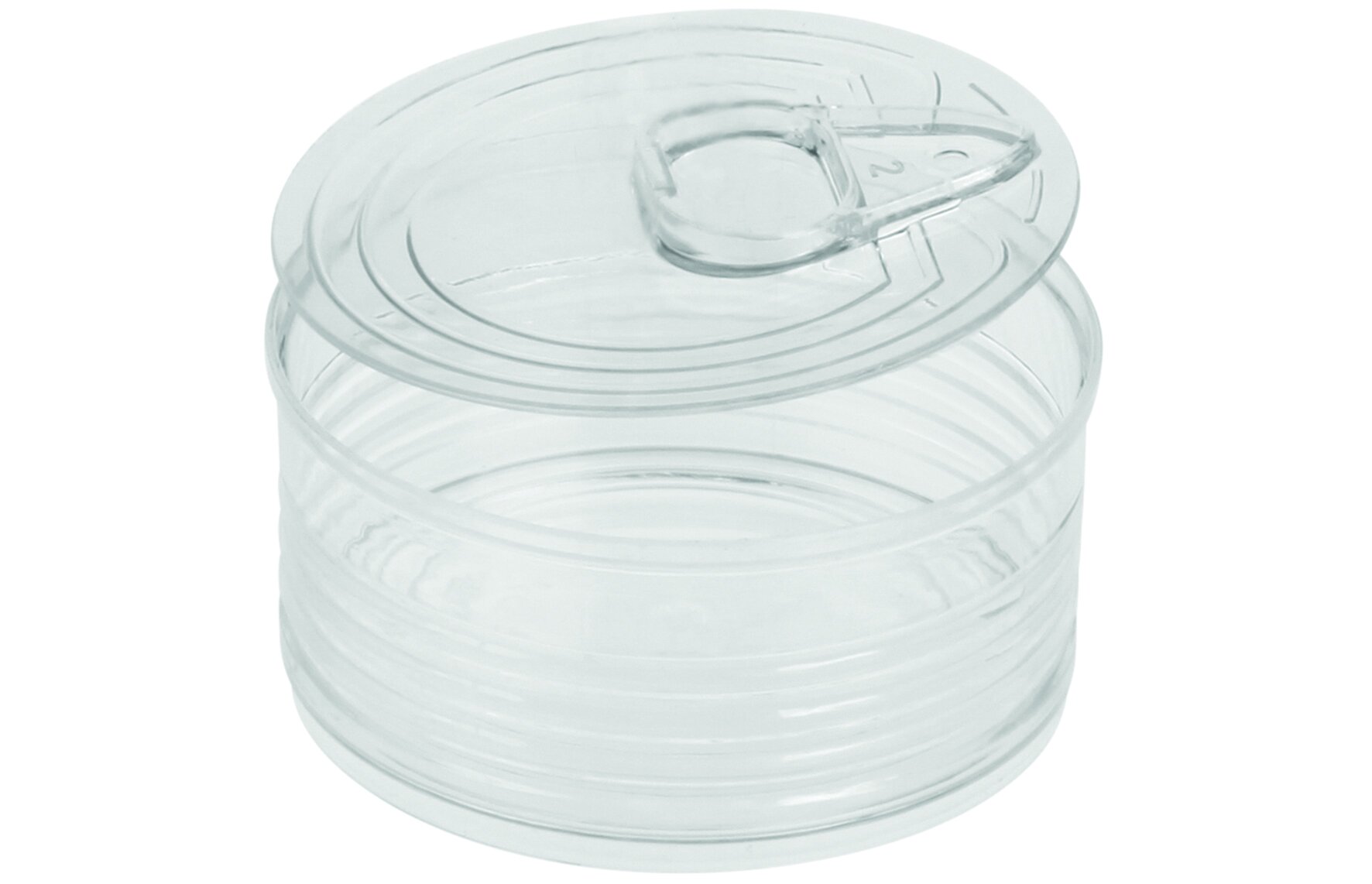 Konservendose mit Deckel designline PS, transparent, 100 ml