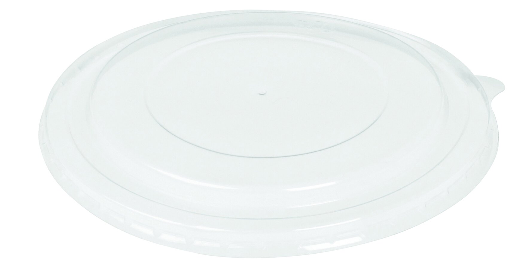 Deckel mit Dampfloch PP, transparent, rund, Ø 18.5 cm