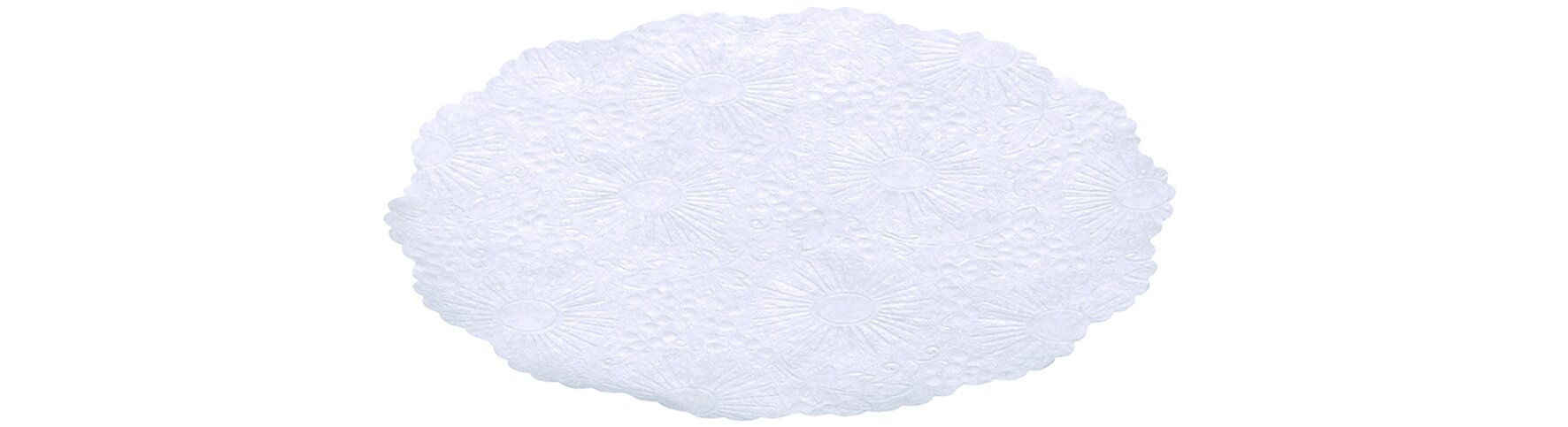Plattenpapier weiss, rund, Ø 14 cm