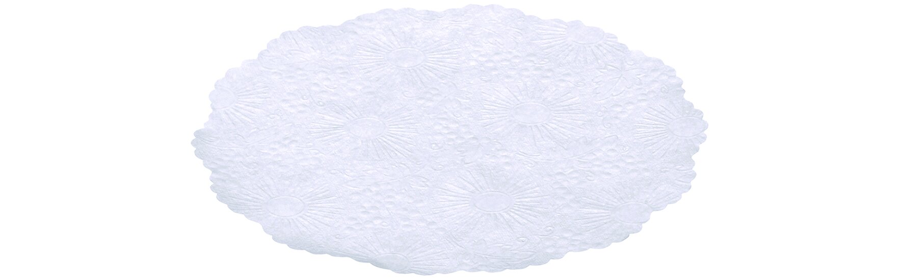 Plattenpapier weiss, rund, Ø 16 cm
