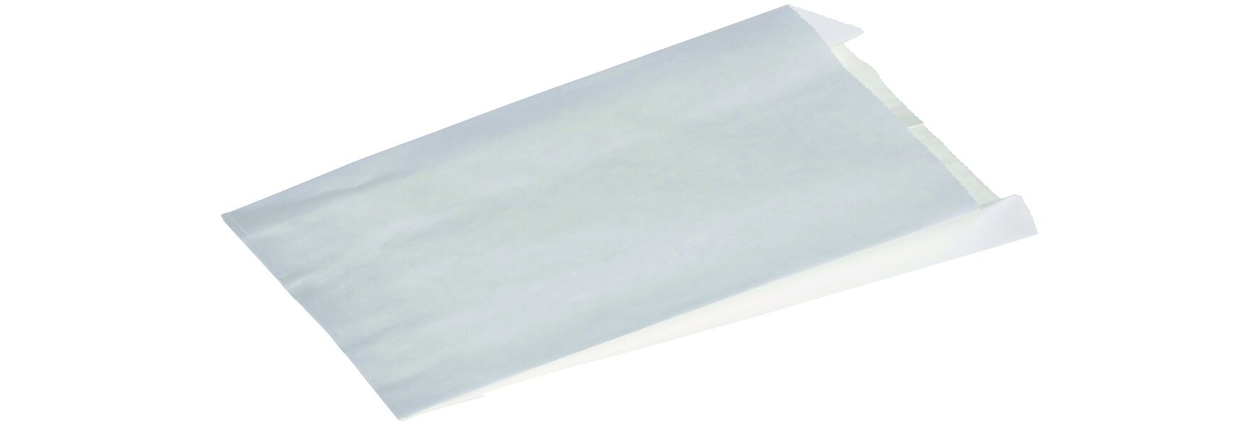 Beutel suplesse Papier, weiss, 8 x 14.5 cm